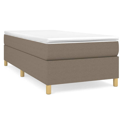 Struttura Letto a Rete a Molle Tortora 100x200 cm in Tessuto
