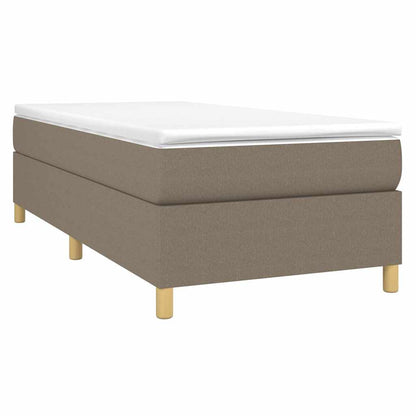 Struttura Letto a Rete a Molle Tortora 100x200 cm in Tessuto