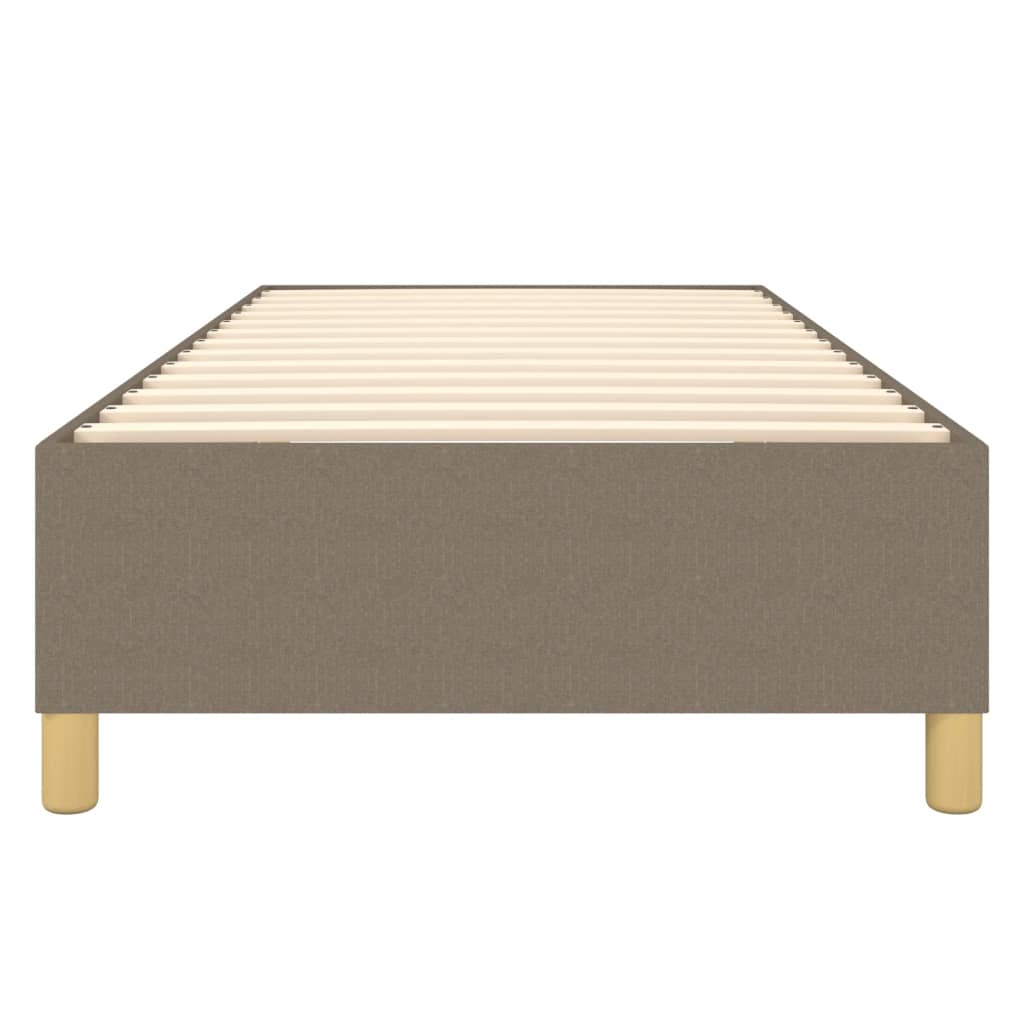 Struttura Letto a Rete a Molle Tortora 100x200 cm in Tessuto | homemem39