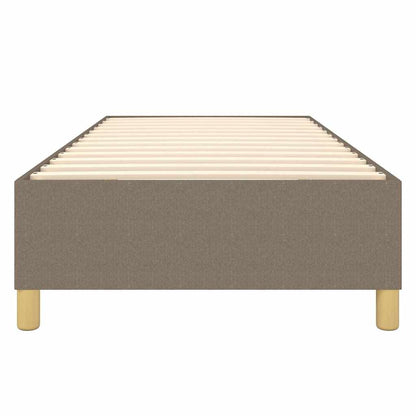 Struttura Letto a Rete a Molle Tortora 100x200 cm in Tessuto