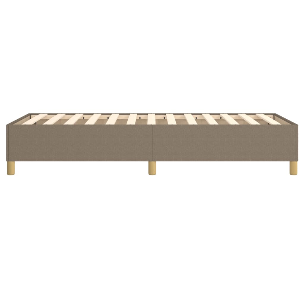 Struttura Letto a Rete a Molle Tortora 100x200 cm in Tessuto | homemem39