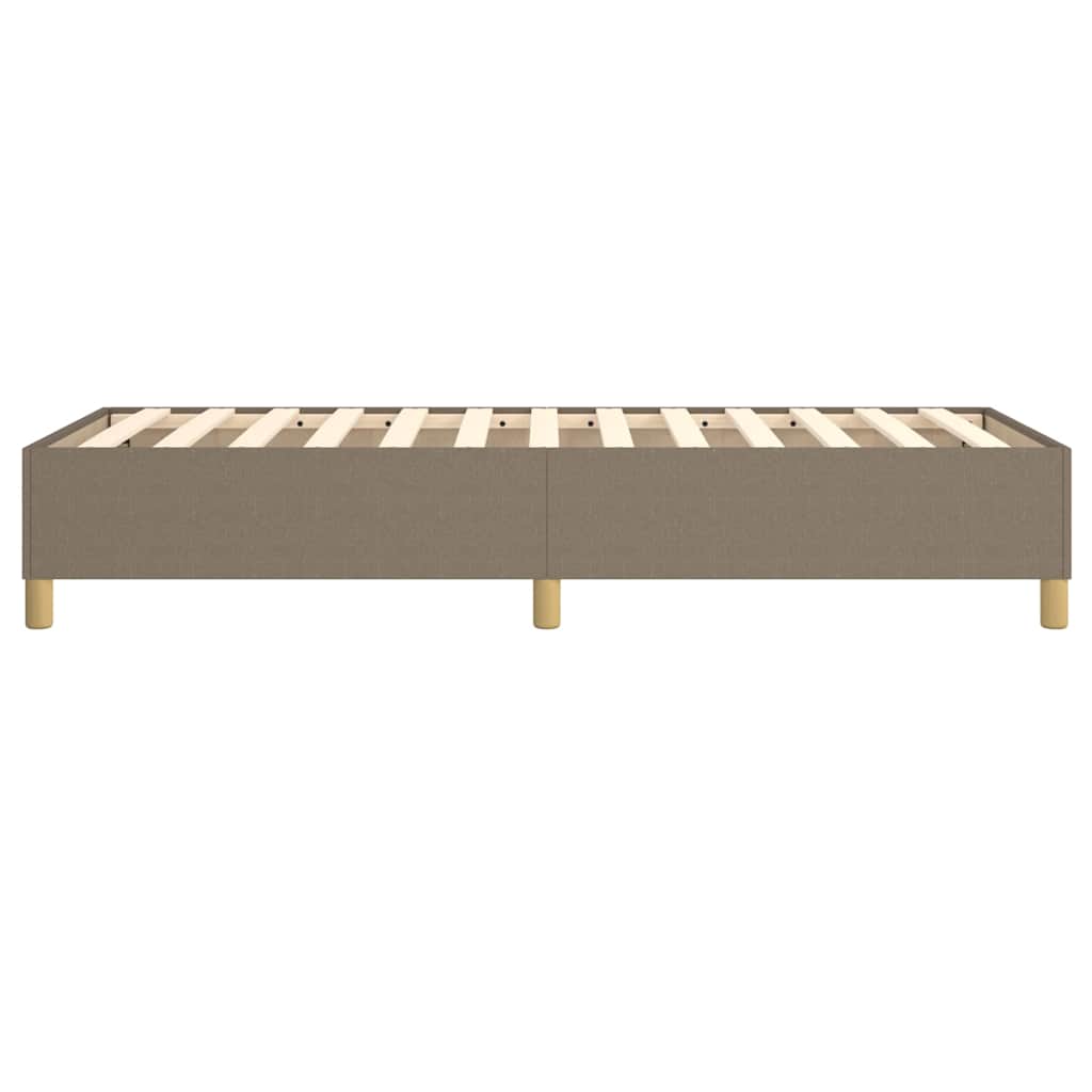 Struttura Letto a Rete a Molle Tortora 100x200 cm in Tessuto