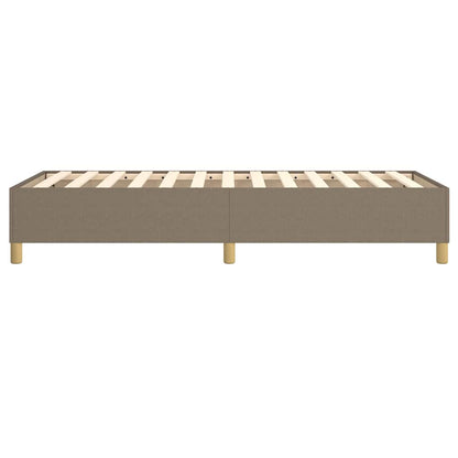 Struttura Letto a Rete a Molle Tortora 100x200 cm in Tessuto