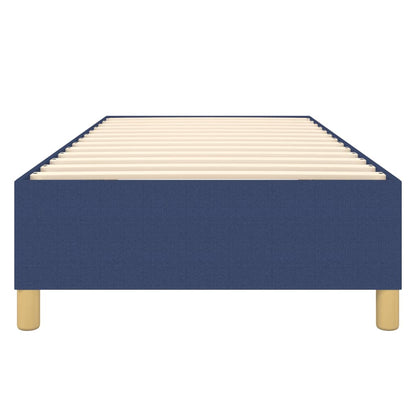 Struttura Letto a Rete a Molle Blu 100x200 cm in Tessuto | homemem39