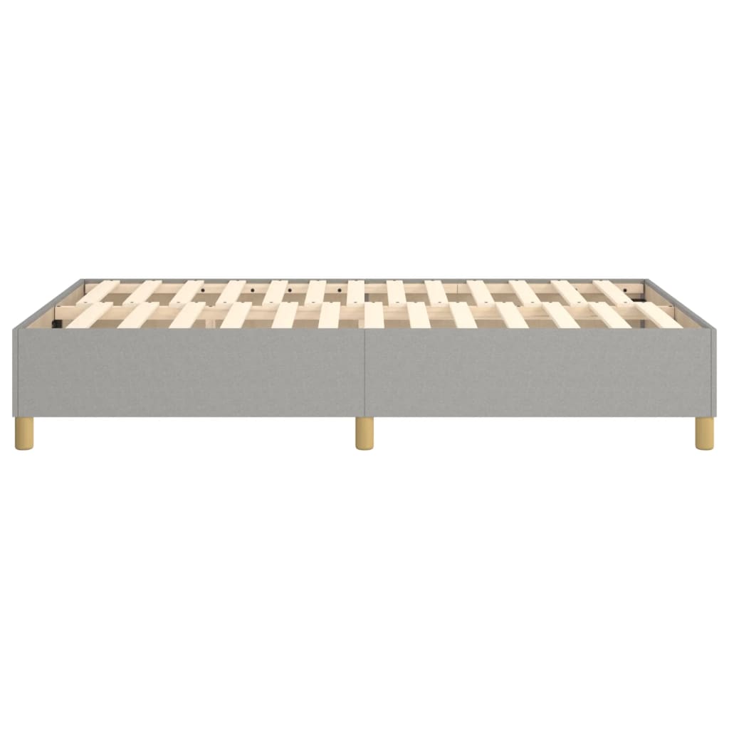 Struttura Letto a Rete a Molle Grigio Chiaro 120x200 cm Tessuto | homemem39