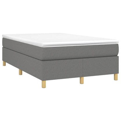 Struttura Letto a Rete a Molle Grigio Scuro 120x200 cm Tessuto