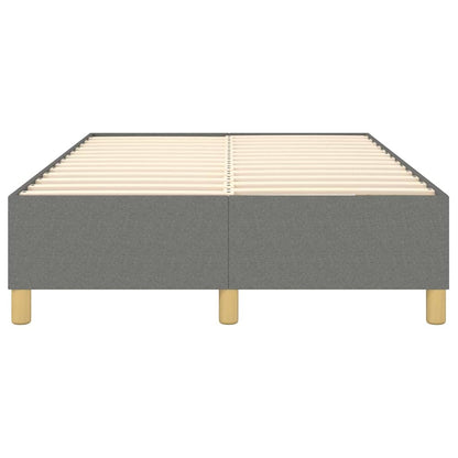 Struttura Letto a Rete a Molle Grigio Scuro 120x200 cm Tessuto