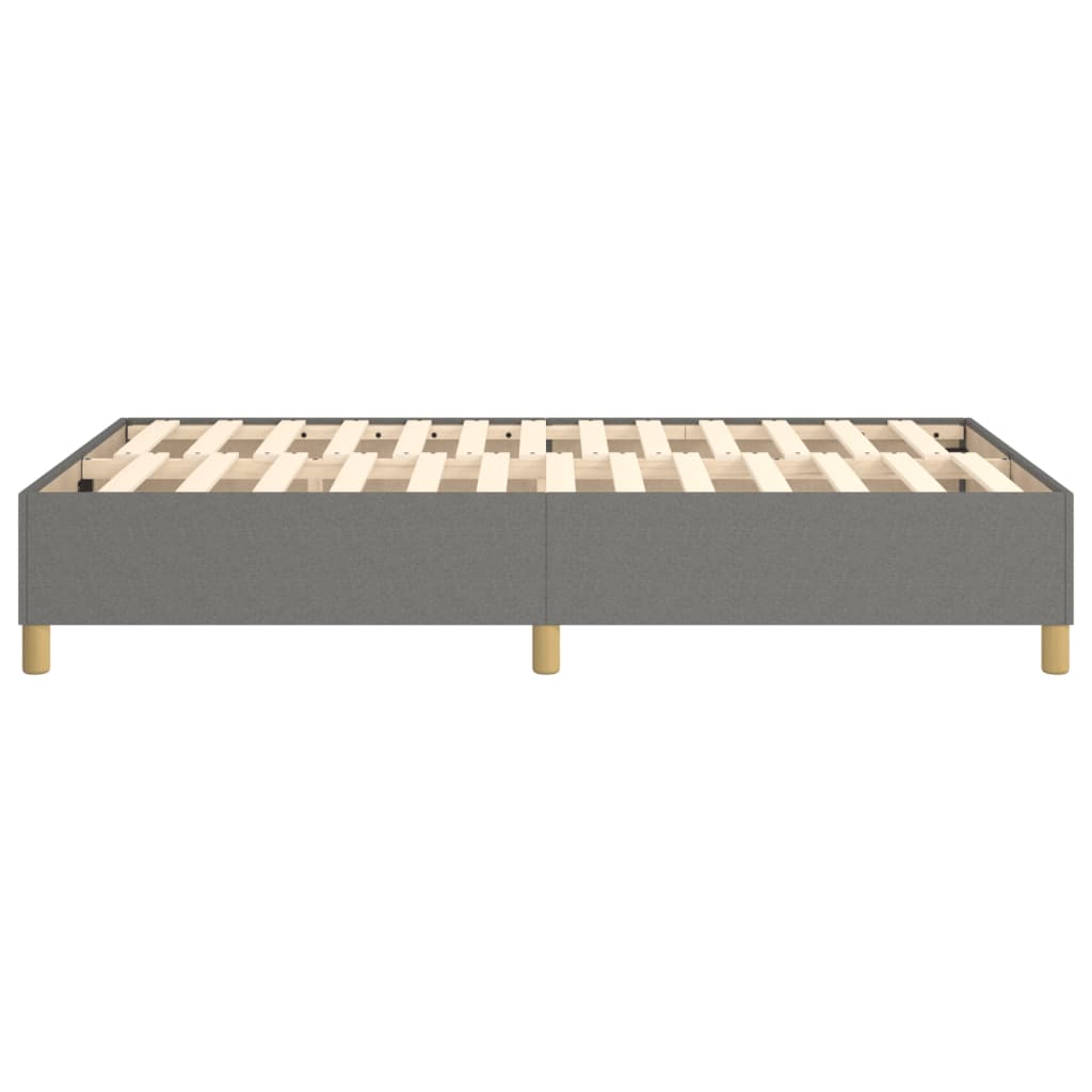 Struttura Letto a Rete a Molle Grigio Scuro 120x200 cm Tessuto | homemem39