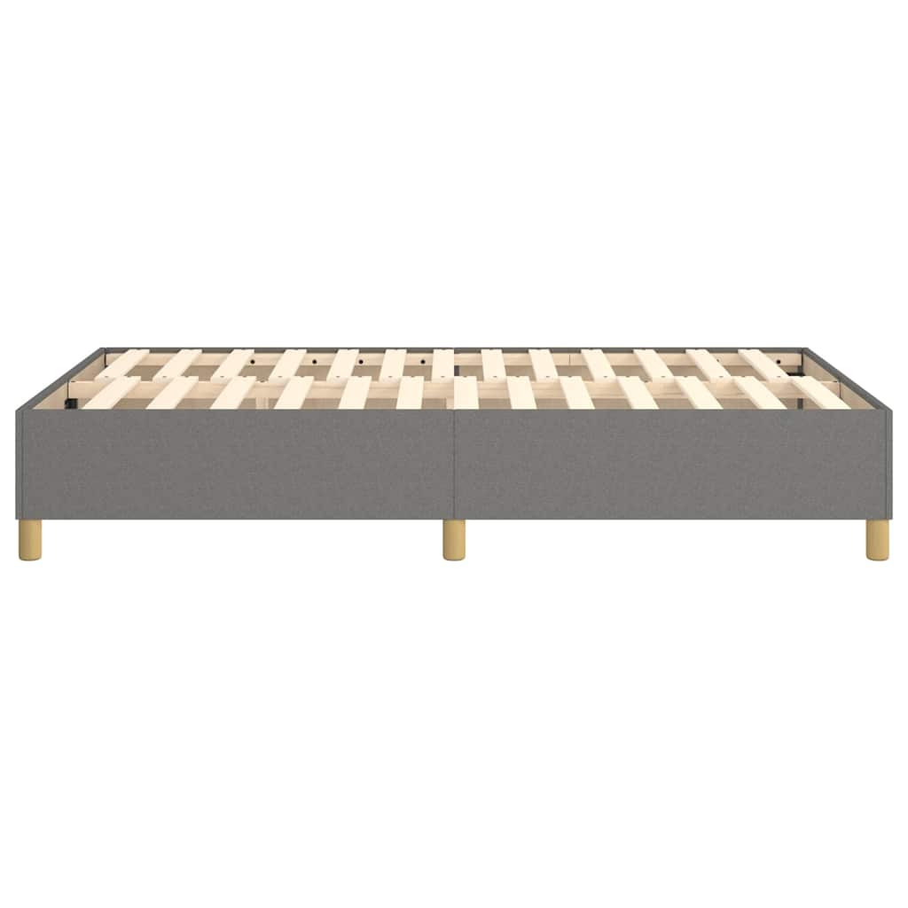 Struttura Letto a Rete a Molle Grigio Scuro 120x200 cm Tessuto