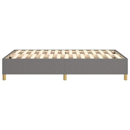 Struttura Letto a Rete a Molle Grigio Scuro 120x200 cm Tessuto