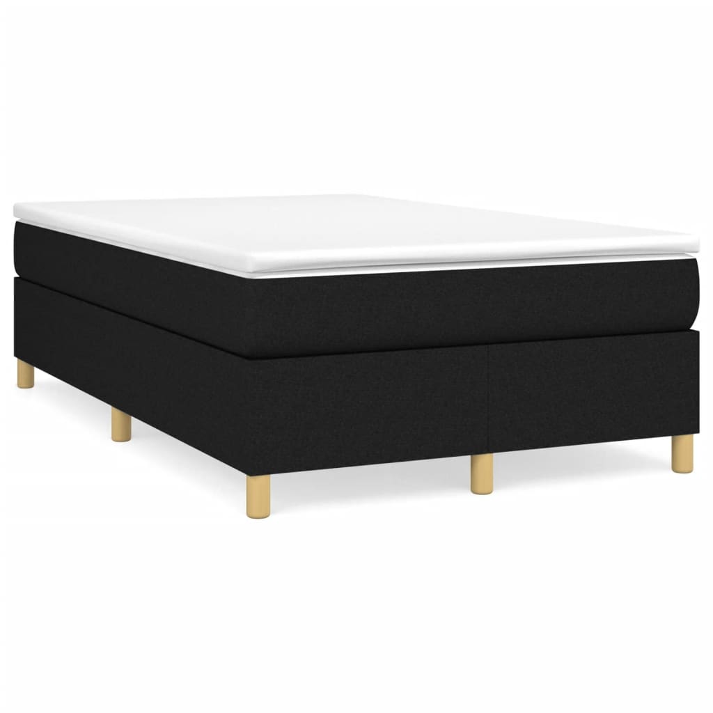 Struttura Letto a Rete a Molle Nero 120x200 cm Tessuto | homemem39