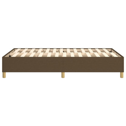 Struttura Letto a Rete a Molle Marrone Scuro 120x200 cm Tessuto | homemem39
