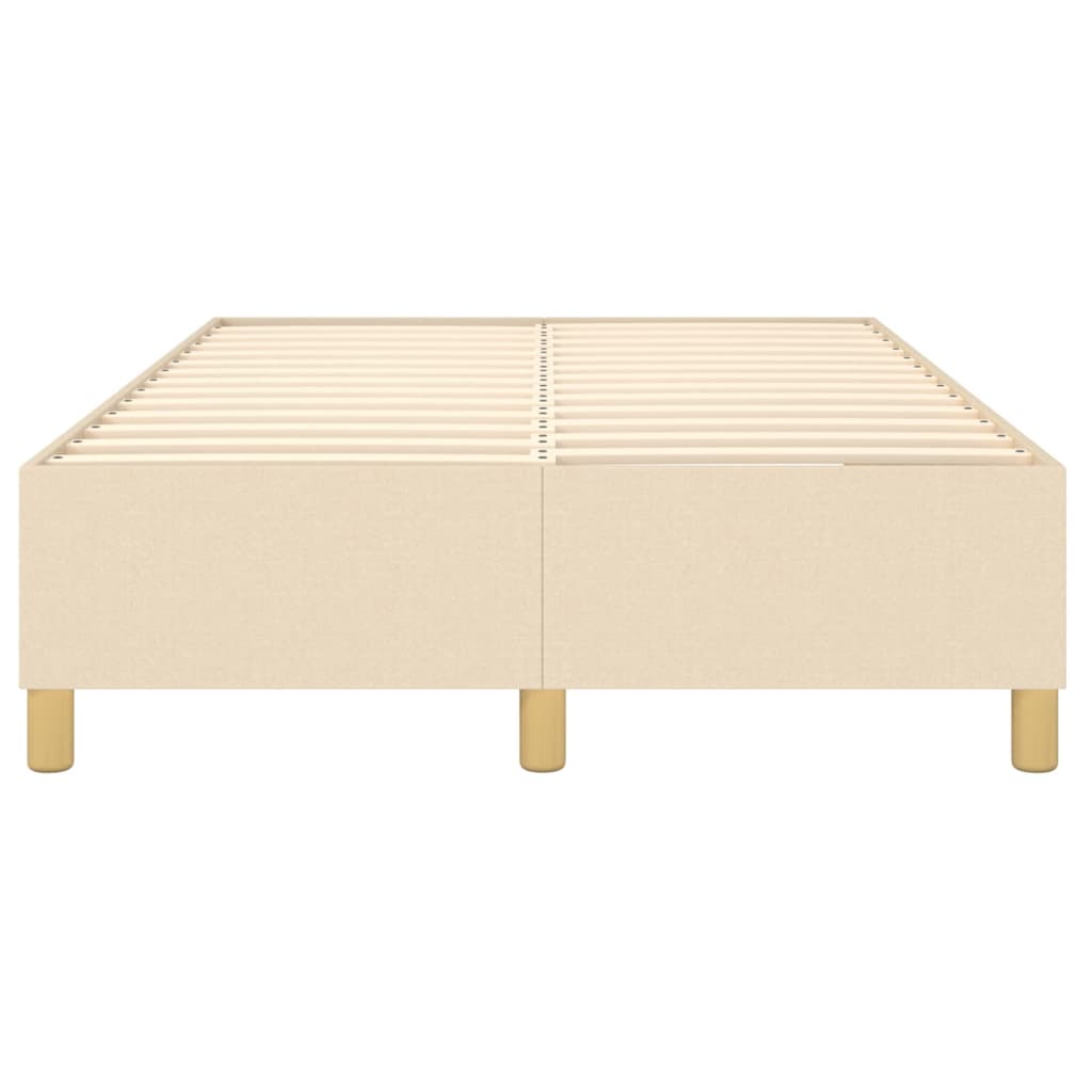 Struttura Letto a Rete a Molle Crema 120x200 cm Tessuto | homemem39