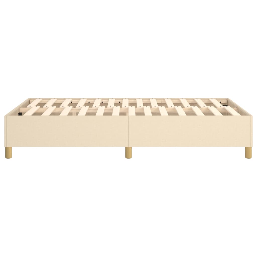 Struttura Letto a Rete a Molle Crema 120x200 cm Tessuto | homemem39