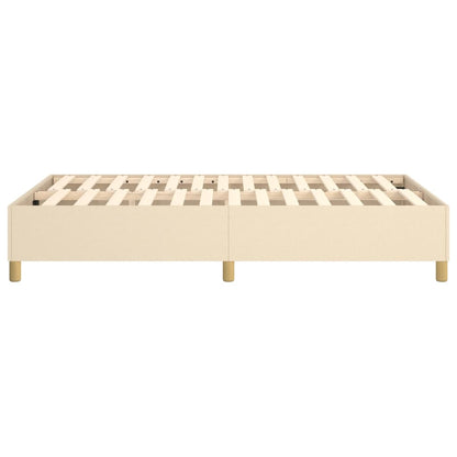 Struttura Letto a Rete a Molle Crema 120x200 cm Tessuto | homemem39