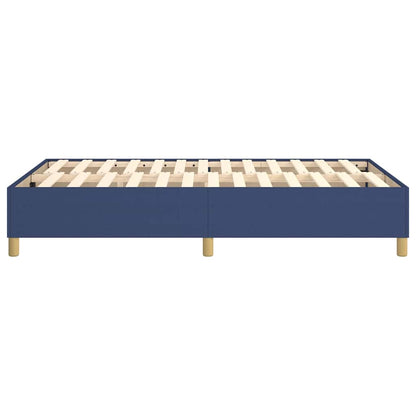 Struttura Letto a Rete a Molle Blu 120x200 cm in Tessuto
