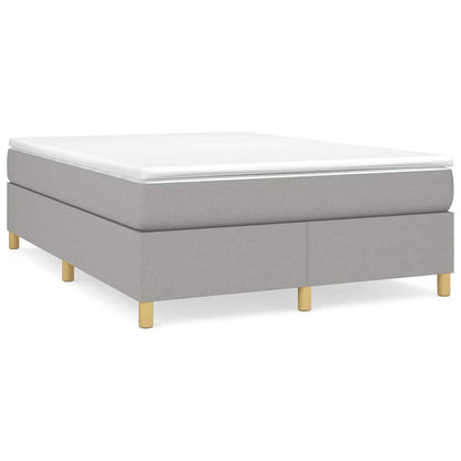 Struttura Letto a Rete a Molle Grigio Chiaro 140x190 cm Tessuto