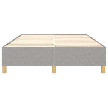 Struttura Letto a Rete a Molle Grigio Chiaro 140x190 cm Tessuto