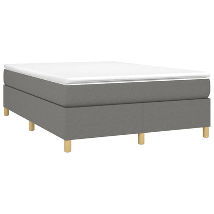 Struttura Letto a Rete a Molle Grigio Scuro 140x190 cm Tessuto | homemem39