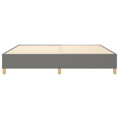 Struttura Letto a Rete a Molle Grigio Scuro 140x190 cm Tessuto | homemem39