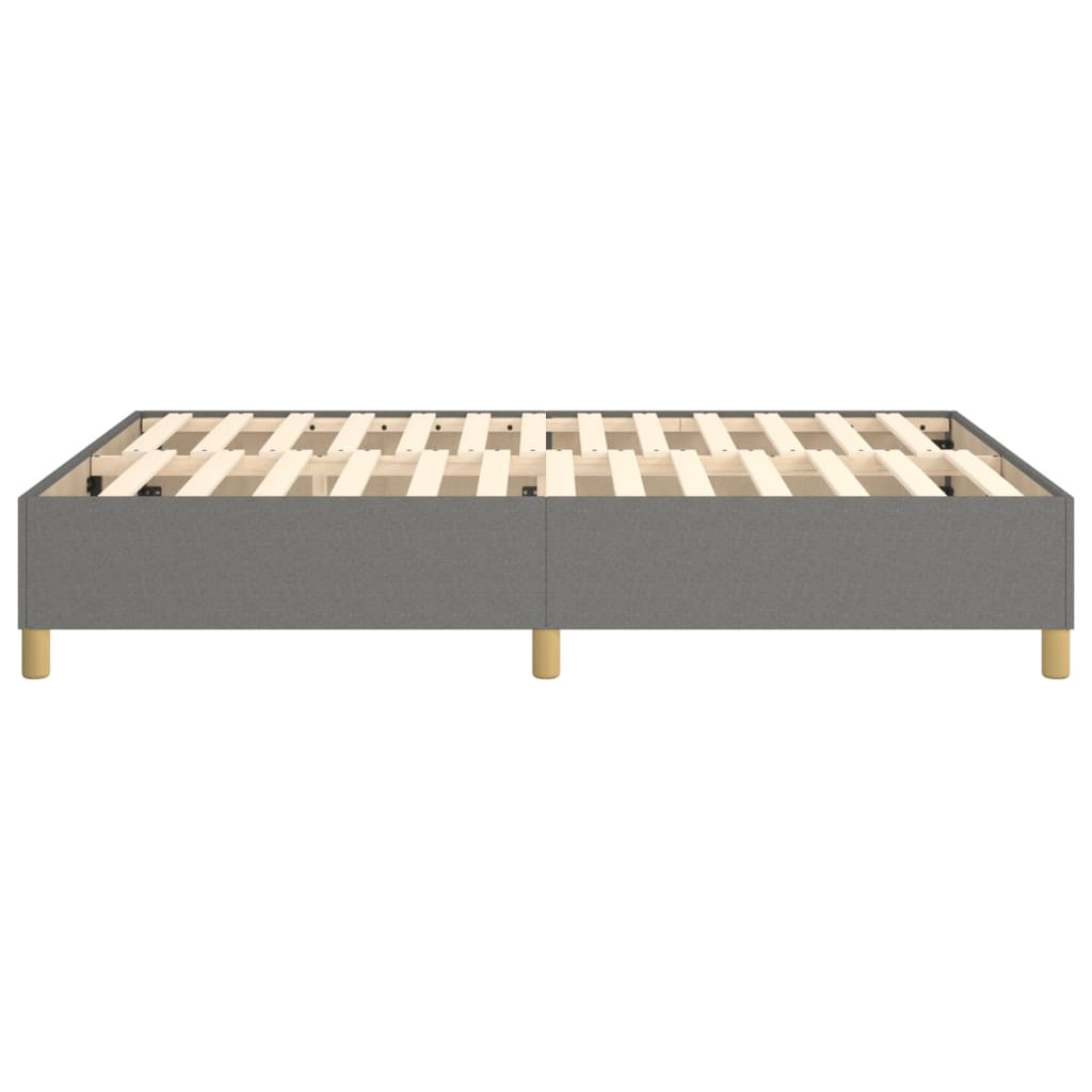 Struttura Letto a Rete a Molle Grigio Scuro 140x190 cm Tessuto | homemem39