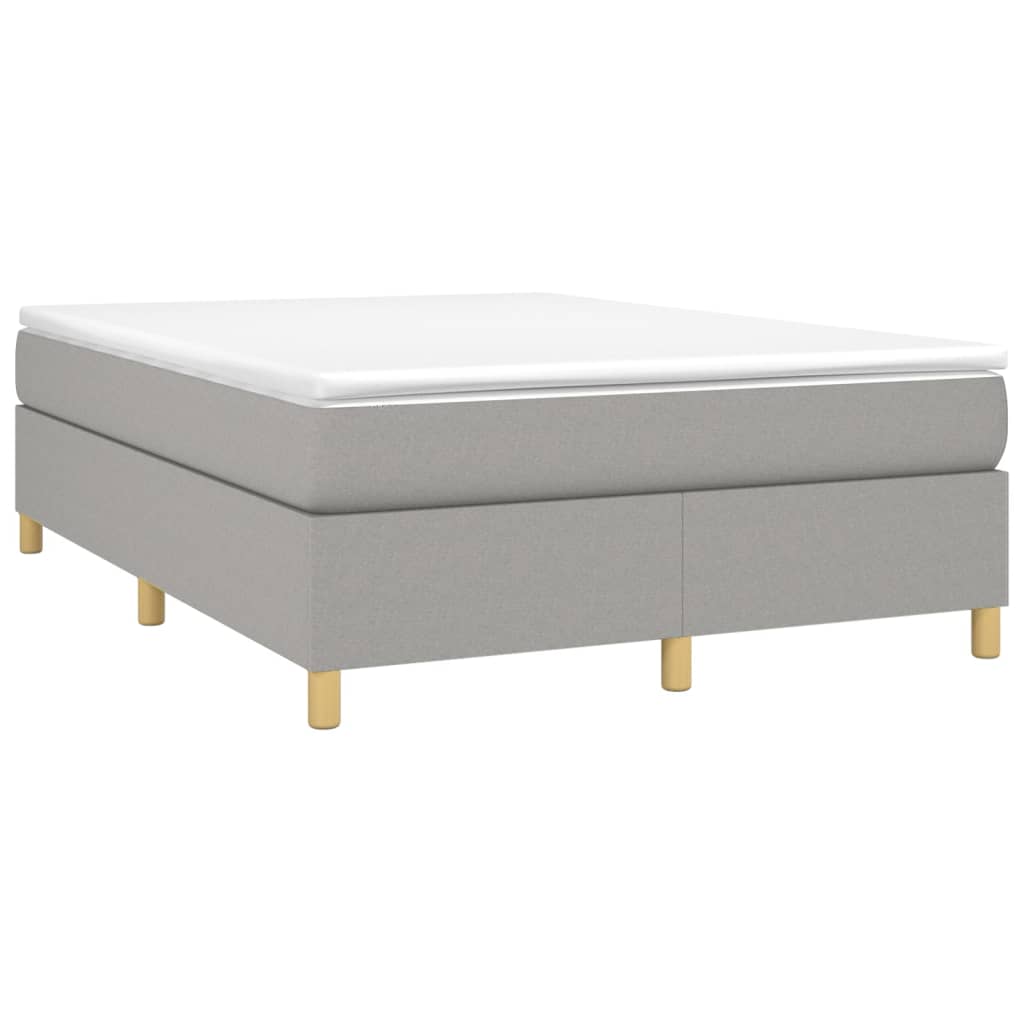 Struttura Letto a Rete a Molle Grigio Chiaro 140x200 cm Tessuto | homemem39