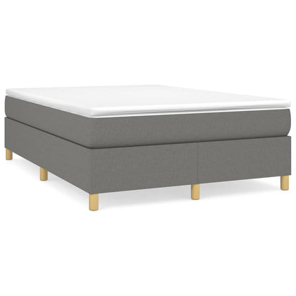 Struttura Letto a Rete a Molle Grigio Scuro 140x200 cm Tessuto | homemem39