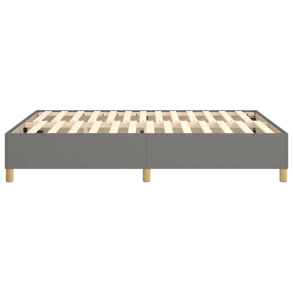 Struttura Letto a Rete a Molle Grigio Scuro 140x200 cm Tessuto | homemem39