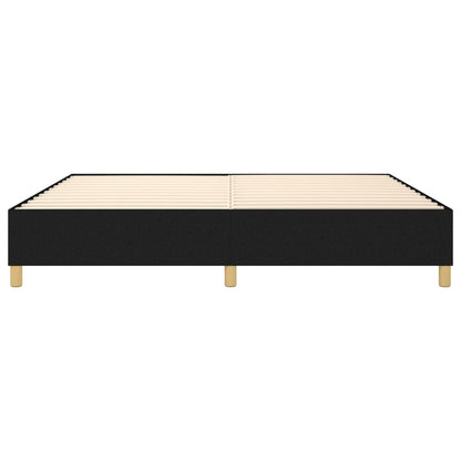Struttura Letto a Rete a Molle Nero 140x200 cm in Tessuto | homemem39