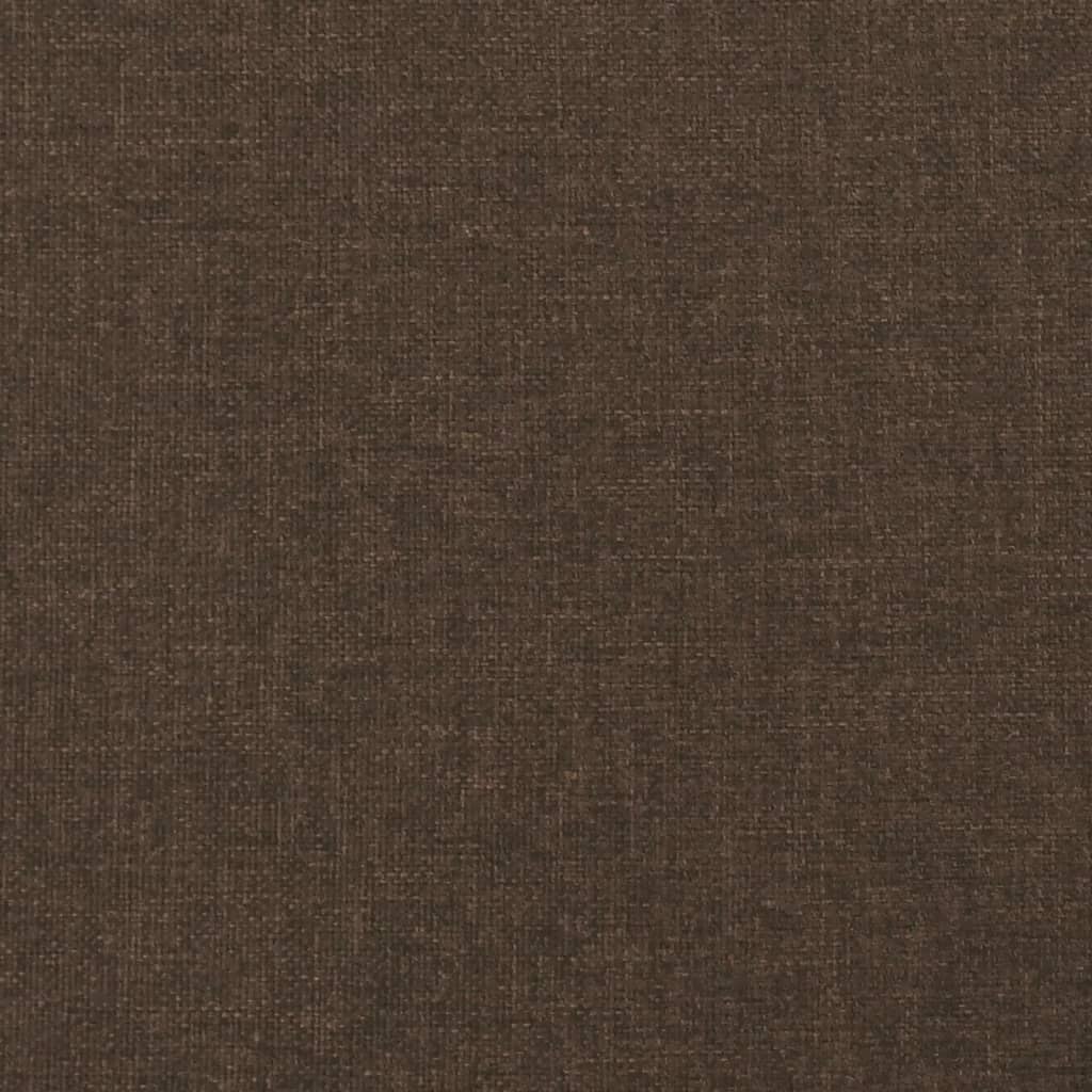 Struttura Letto a Rete a Molle Marrone Scuro 140x200 cm Tessuto | homemem39