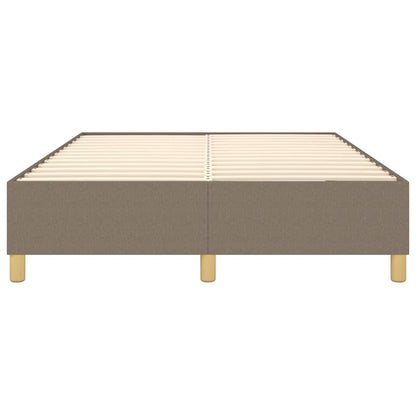 Struttura Letto a Rete a Molle Tortora 140x200 cm in Tessuto