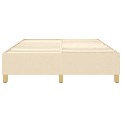 Struttura Letto a Rete a Molle Crema 140x200 cm in Tessuto | homemem39