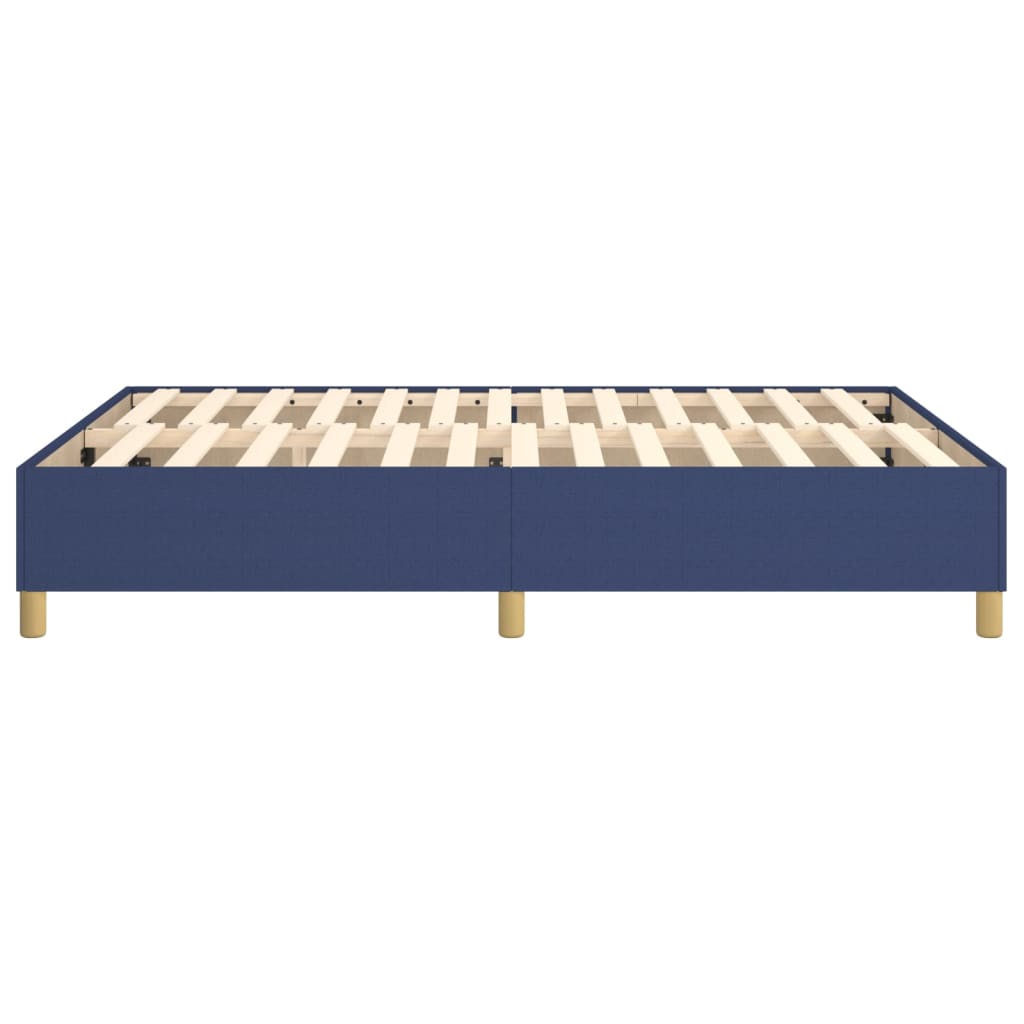 Struttura Letto a Rete a Molle Blu 140x200 cm in Tessuto | homemem39