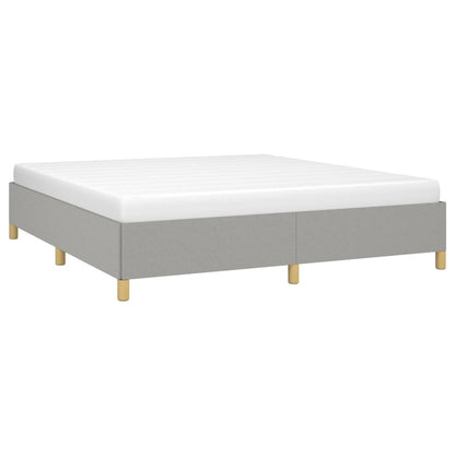 Struttura Letto a Rete a Molle Grigio Chiaro 160x200 cm Tessuto | homemem39