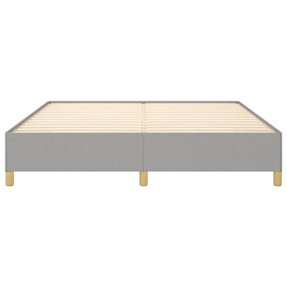 Struttura Letto a Rete a Molle Grigio Chiaro 160x200 cm Tessuto | homemem39