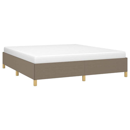 Struttura Letto a Rete a Molle Tortora 160x200 cm in Tessuto