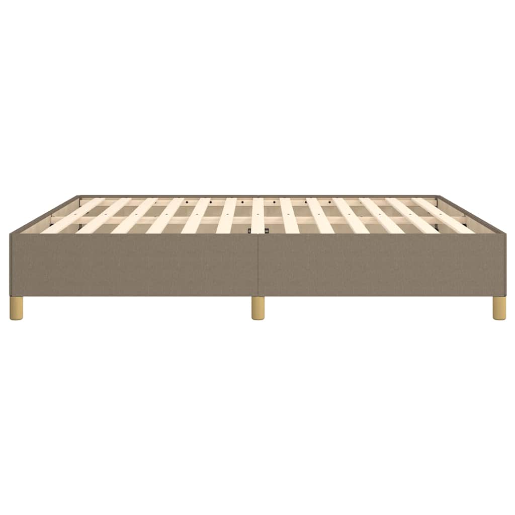 Struttura Letto a Rete a Molle Tortora 160x200 cm in Tessuto