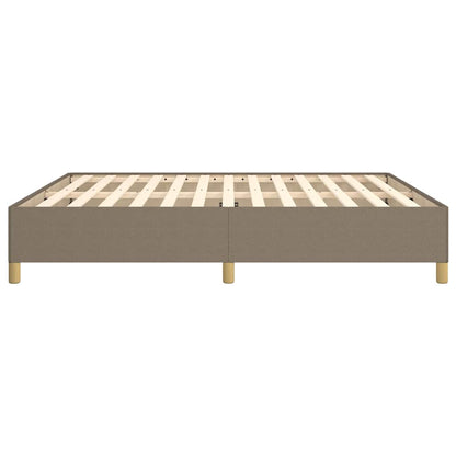 Struttura Letto a Rete a Molle Tortora 160x200 cm in Tessuto