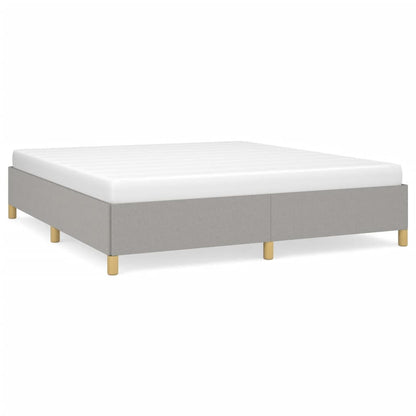 Struttura Letto a Rete a Molle Grigio Chiaro 180x200 cm Tessuto | homemem39
