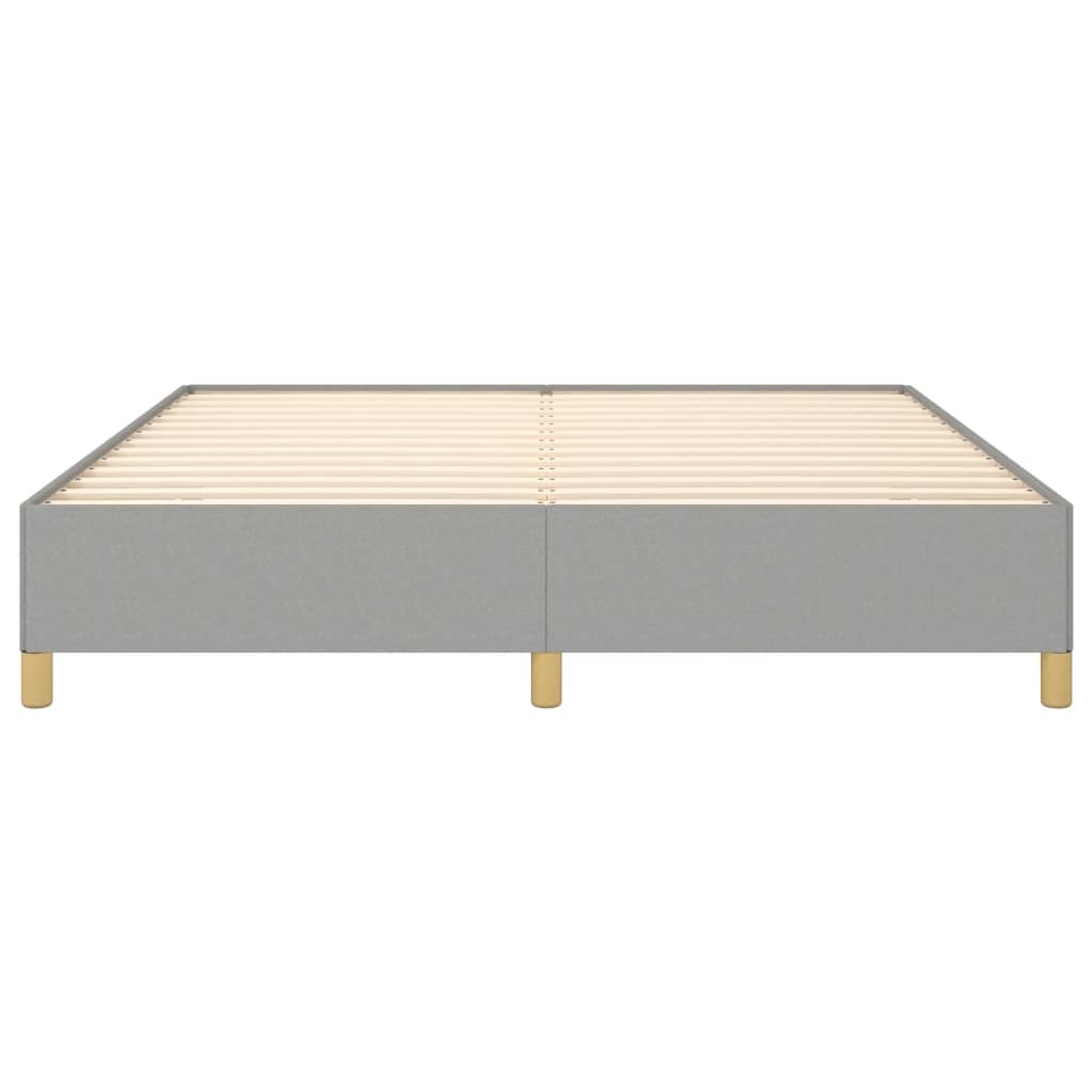 Struttura Letto a Rete a Molle Grigio Chiaro 180x200 cm Tessuto | homemem39