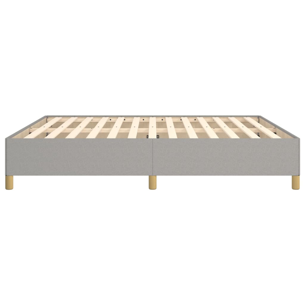 Struttura Letto a Rete a Molle Grigio Chiaro 180x200 cm Tessuto | homemem39
