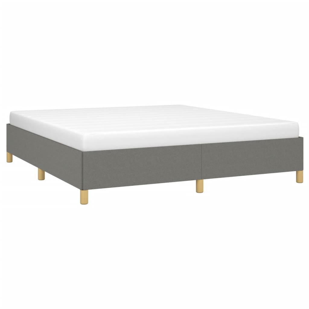Struttura Letto a Rete a Molle Grigio Scuro 180x200 cm Tessuto | homemem39