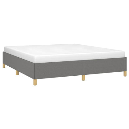 Struttura Letto a Rete a Molle Grigio Scuro 180x200 cm Tessuto