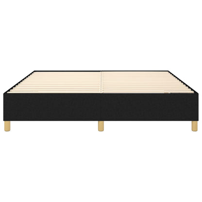 Struttura Letto a Rete a Molle Nero 180x200 cm in Tessuto | homemem39