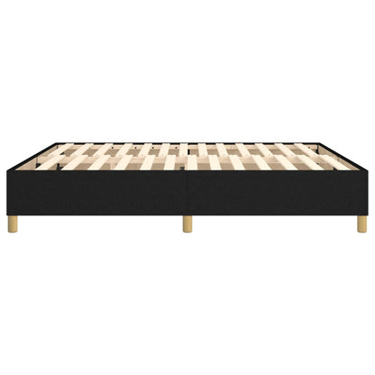 Struttura Letto a Rete a Molle Nero 180x200 cm in Tessuto | homemem39