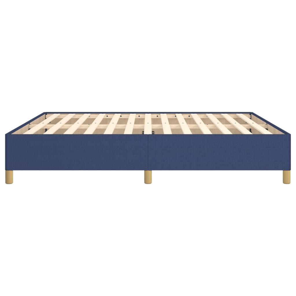Struttura Letto a Rete a Molle Blu 180x200 cm in Tessuto | homemem39