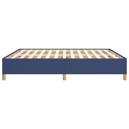 Struttura Letto a Rete a Molle Blu 180x200 cm in Tessuto | homemem39