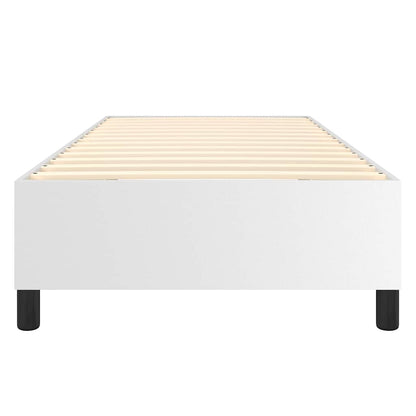 Struttura Letto a Rete a Molle Bianco 80x200 cm in Similpelle