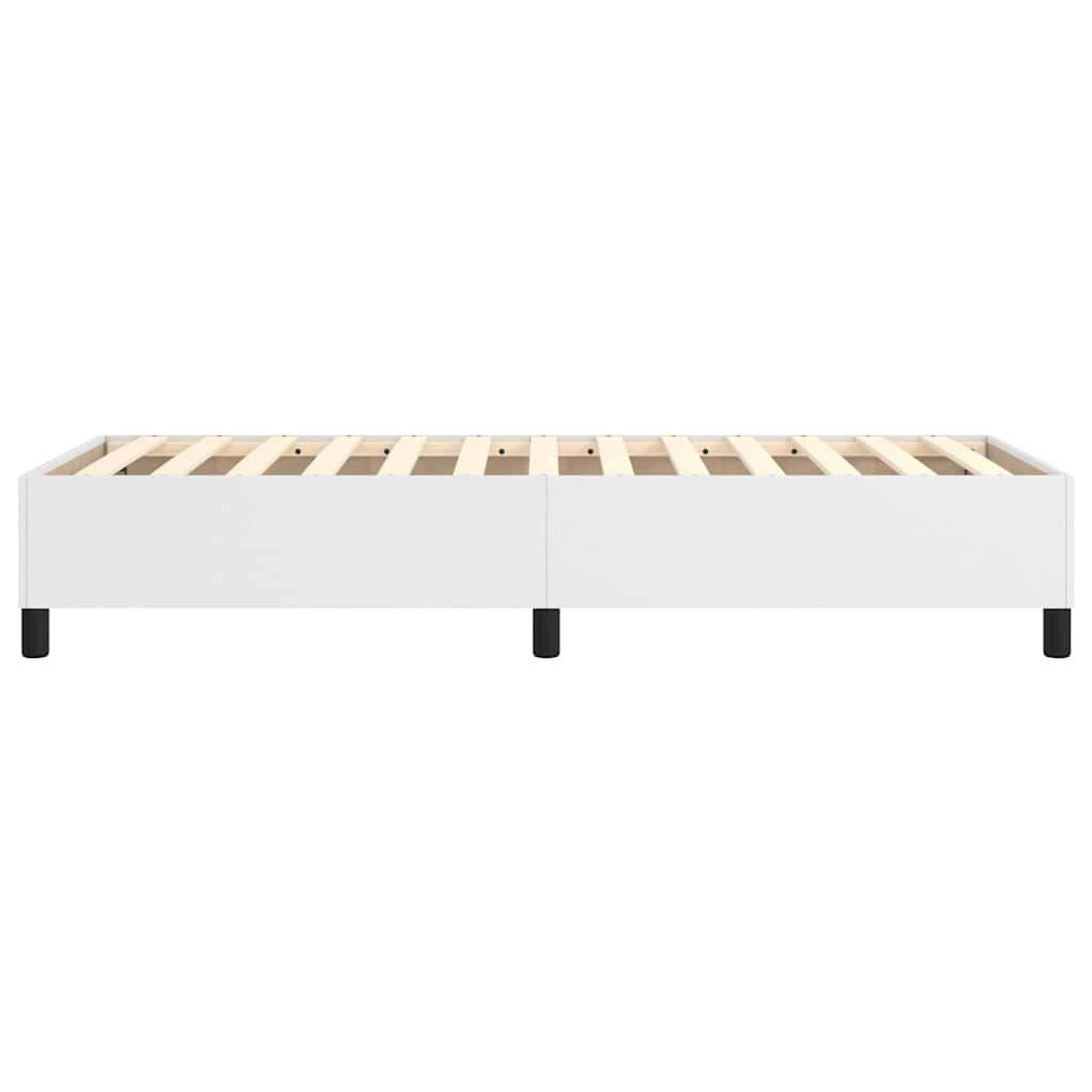 Struttura Letto a Rete a Molle Bianco 80x200 cm in Similpelle