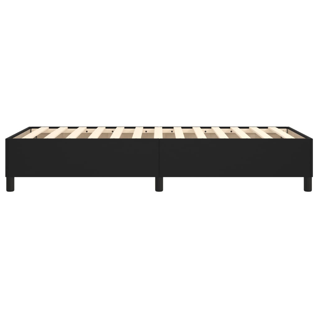 Struttura Letto a Rete a Molle Nero 90x190 cm in Similpelle | homemem39